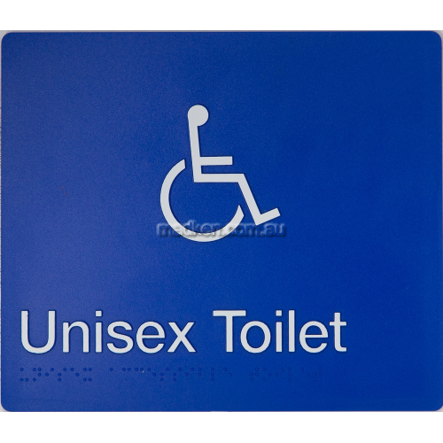 DT Accessible Toilet Sign Braille