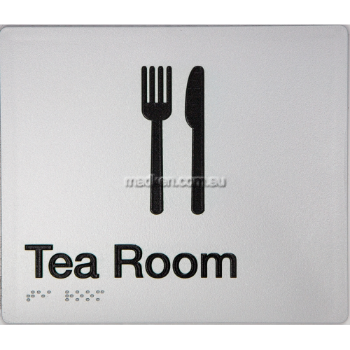 View Tea Room Sign Braille details.