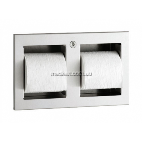 View B35883 Double Toilet Roll Holder details.