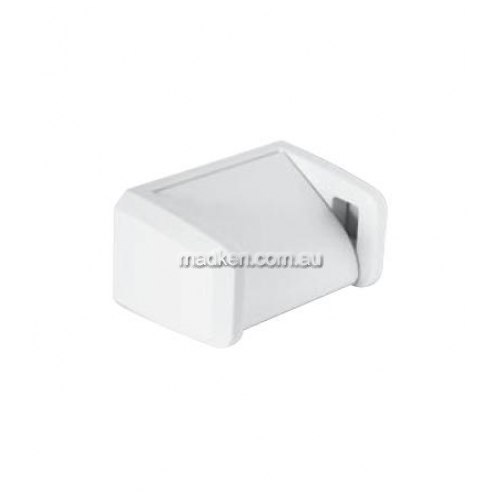 View 5044 Single Toilet Roll Holder Hooded details.