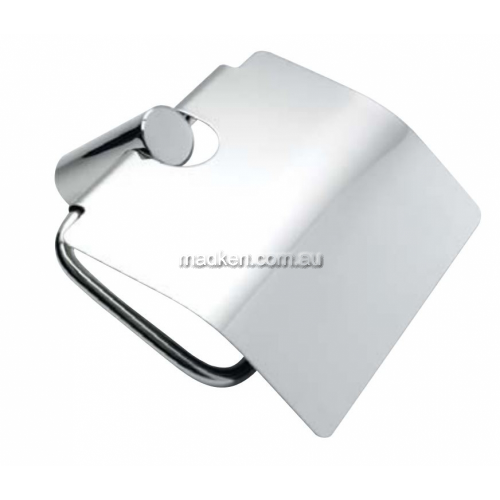 View R0081-H Single Toilet Roll Holder with Hood  details.