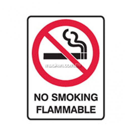 Brady 840675 No Smoking Flammable Prohibition