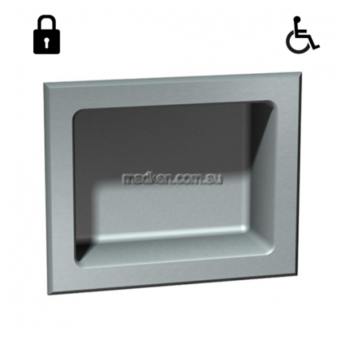 140 Recessed Soap Dish Rear Mount