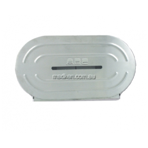 View D-500/2SS Double Jumbo Toilet Roll Dispenser  details.