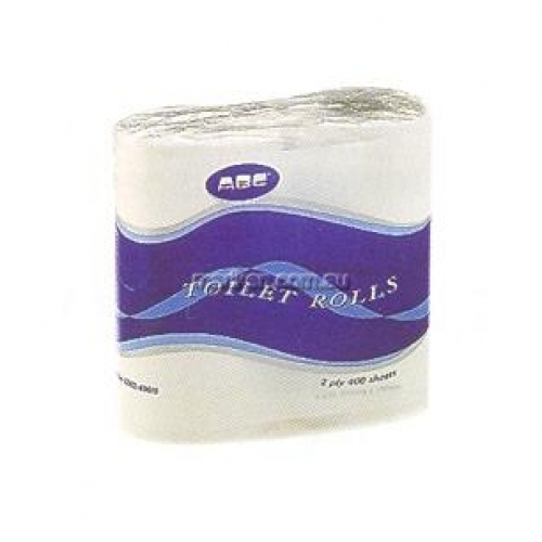 UN2-400-0 Toilet Rolls 400 Sheet 2Ply