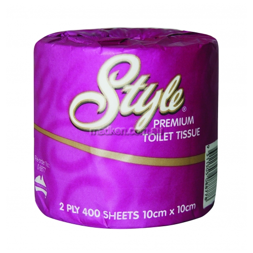 View 0-8877 Toilet Paper Rolls Wrapped 400 Sheet 2Ply details.