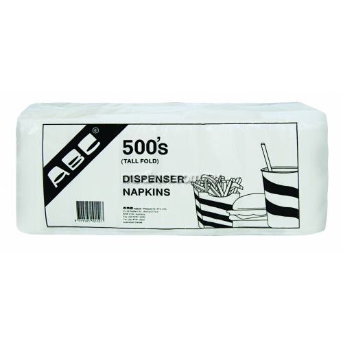 Tall Fold 1 Ply Serviettes