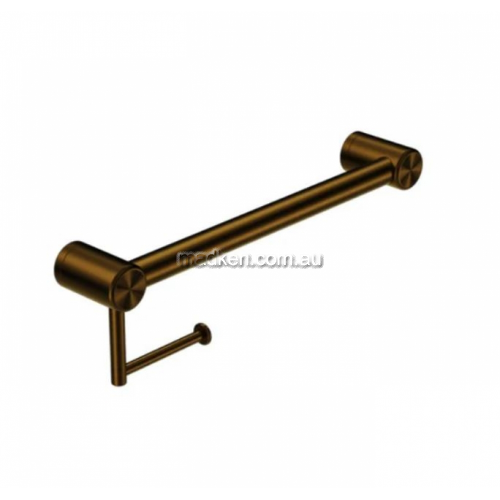 View Grab Rail with Toilet Roll Holder details.