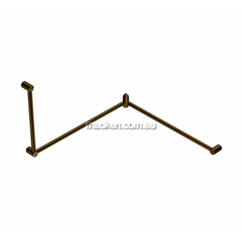 View Toilet Grab Rail 90 Degree Continuous Wraparound details.