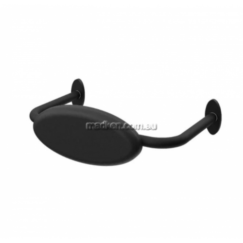 R01R1B Toilet Back Rest Black Cushion