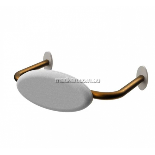 View R01R1W Toilet Back Rest White Cushion details.