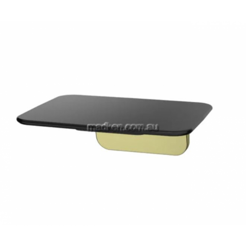 S01AB Fold Up Shower Seat Black