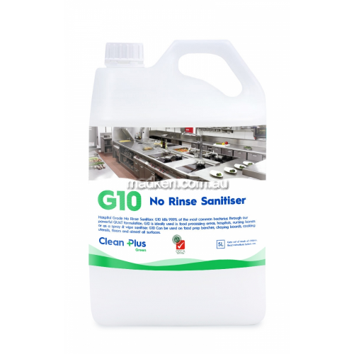 View 910 G10 No Rinse Sanitiser details.