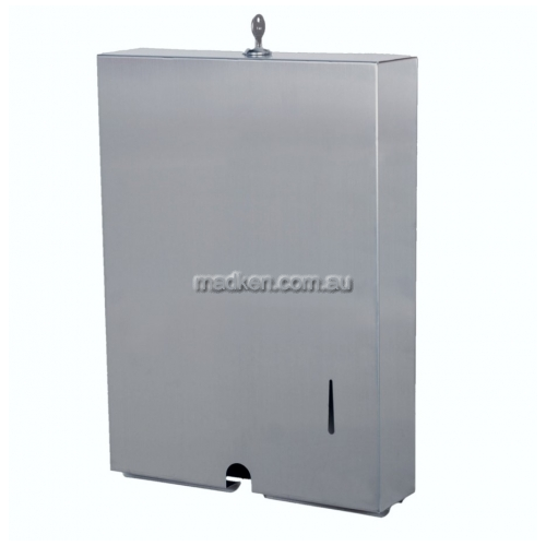 View A-855 Poseer Paper Towel Dispenser Slimline details.