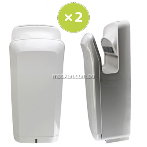 Set of 2 Jet Hand Dryers