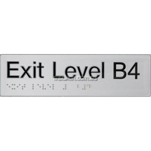 View EB4 Exit Sign Basement 4 Braille details.