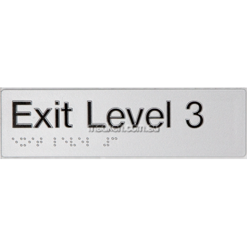 View EL3 Exit Sign Level 3 Braille details.