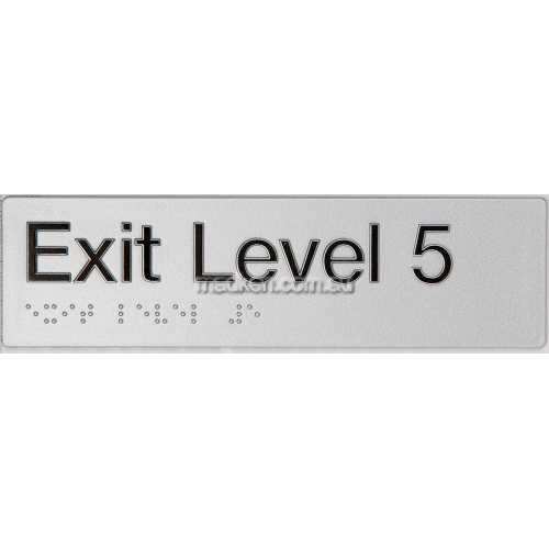 EL5 Exit Sign Level 5 Braille