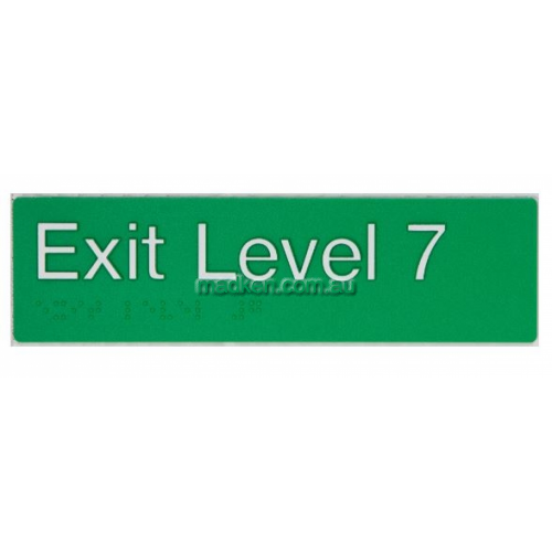 View EL7 Exit Sign Level 7 Braille details.