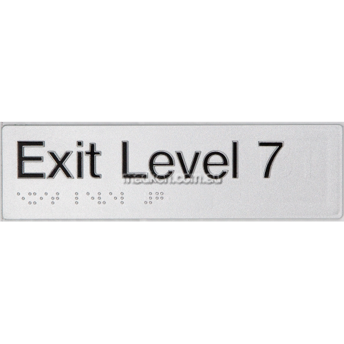 View EL7 Exit Sign Level 7 Braille details.