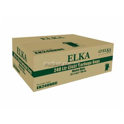 EK240 Garbage Liners 240L Heavy Duty
