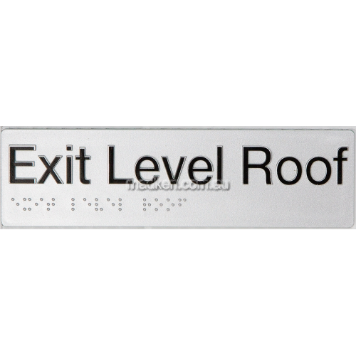 View ELROOF Braille Exit Sign Roof Level details.