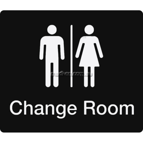 View MFCR Unisex Change Room Braille Sign  details.