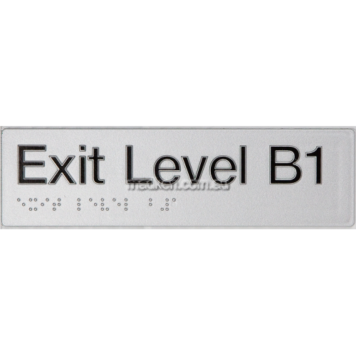 View EB4 Exit Sign Basement 1 Braille details.