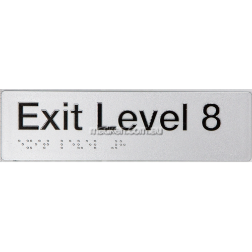 View EL8 Exit Sign Level 8 Braille details.