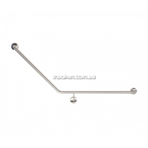 View Toilet Grab Rail 45 Degree 870mm x 700mm details.