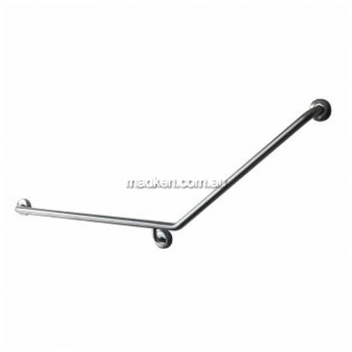 View Toilet Grab Rail 45 Degree 870mm x 700mm details.