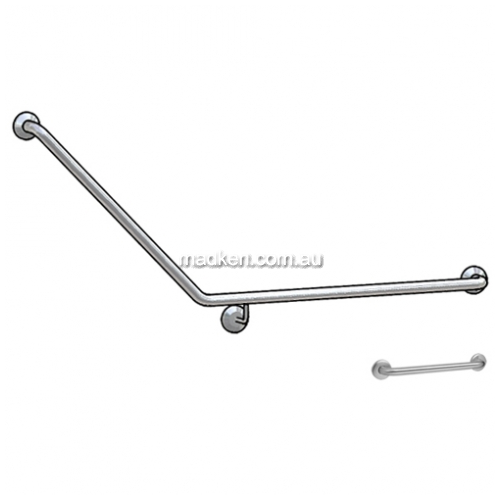 View Toilet Grab Rail Set WA82602 45 degree details.