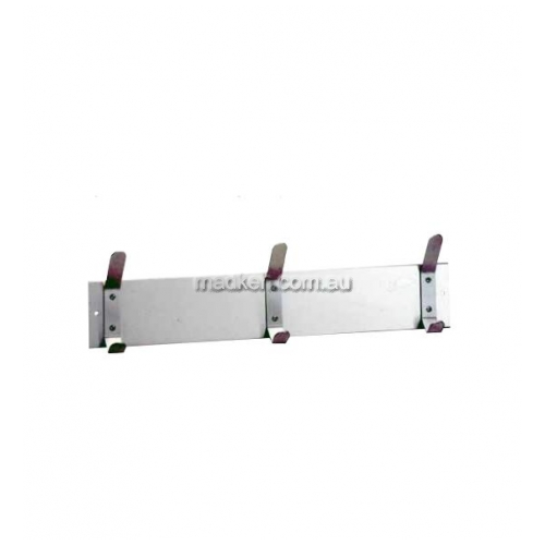 View B232x24 Stainless Steel Hooks Rack details.