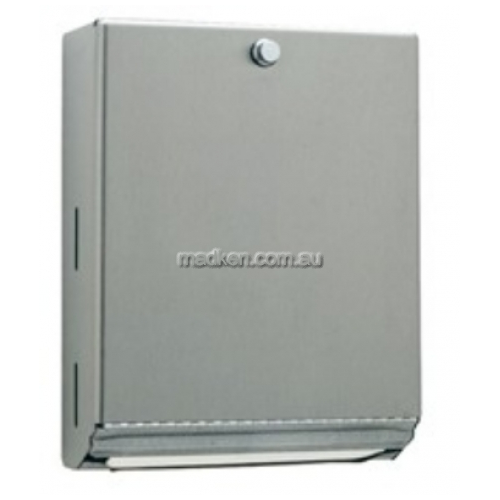 View B2620 Paper Towel Dispenser with Knob Latch details.