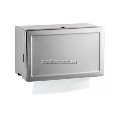 View B263 Paper Towel Dispenser with Tumbler Lock details.