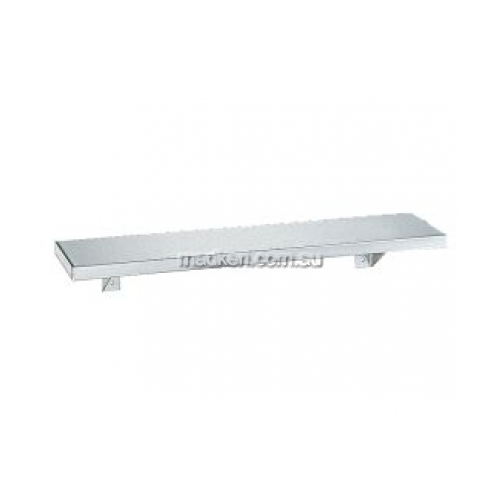 View B296x18 Stainless Steel Shelf details.