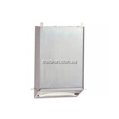 View B318 Recessed Paper Towel Dispenser details.