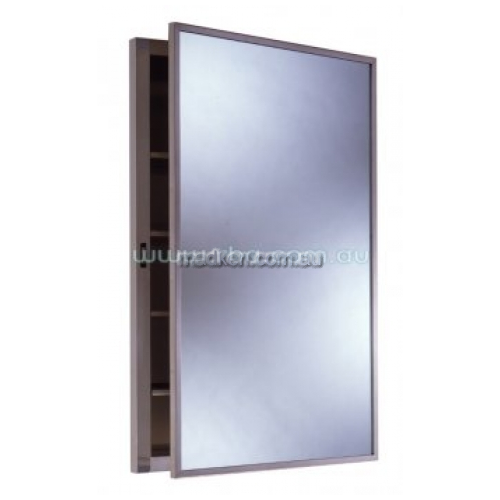View B398 Recessed Medicine Cabinet with Adjustable Shelves details.