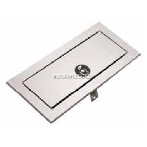 B527 Waste Chute Counter Top with Self Closing Door