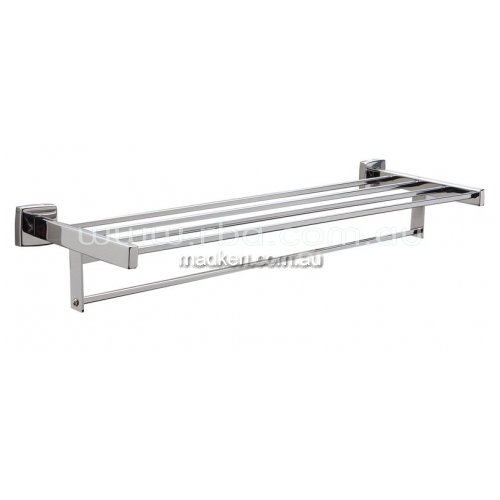 View B676 Towel Shelf with Towel Bar details.