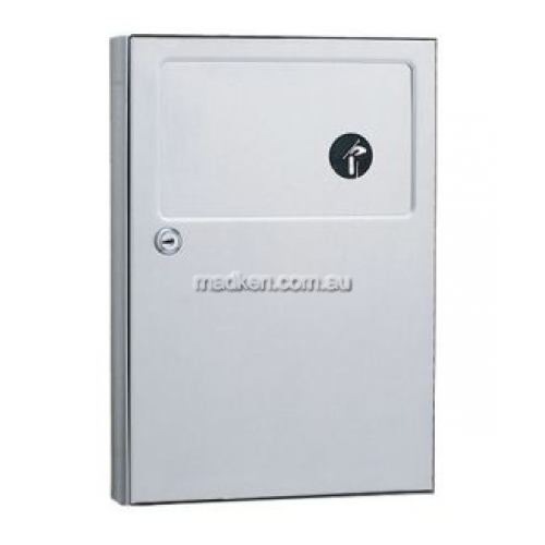 View B254 Sanitary Napkin Disposal Unit details.