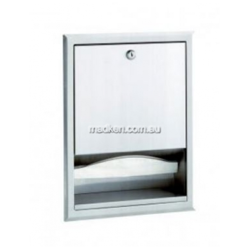 View B359 Recessed Paper Towel Dispenser details.