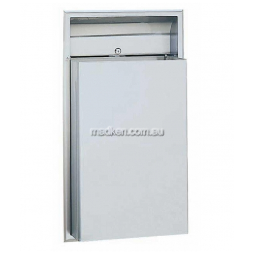 B3644 Waste Receptacle 45L Recessed