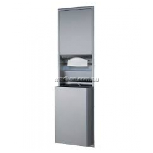 View B394 Paper Towel and Waste Receptacle 45L details.
