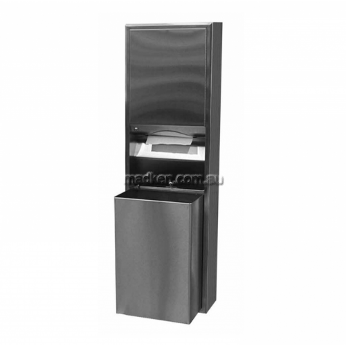 B3949 Combo 2in1 Paper Towel Dispenser and Waste Bin 45L - CLEARANCE