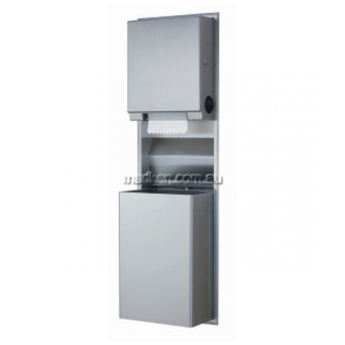 View B3961 Auto Roll Towel Dispenser and Waste Bin 45.5L details.