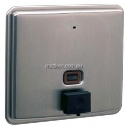 View B4063 Liquid Soap Dispenser Recessed details.