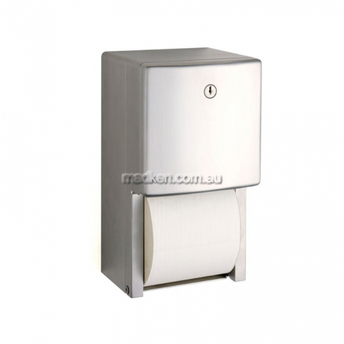 View B4288 Double Toilet Roll Dispenser details.