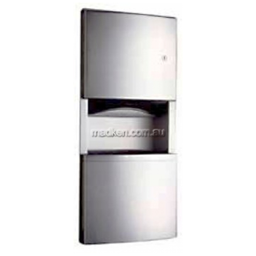 View B4369 Towel Dispenser and Waste Bin 11L details.