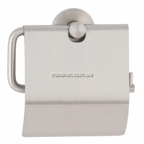 View B546 Single Toilet Roll Holder with Hood details.